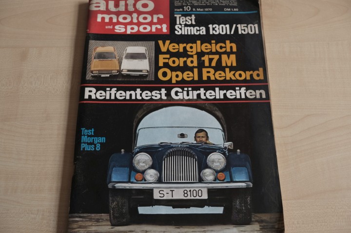 Deckblatt Auto Motor und Sport (10/1970)